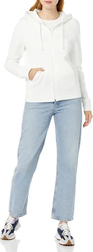 Vista 3 de Tienda Essentials Sudadera con capucha y cremallera completa para mujer (disponible en tallas extragrandes)