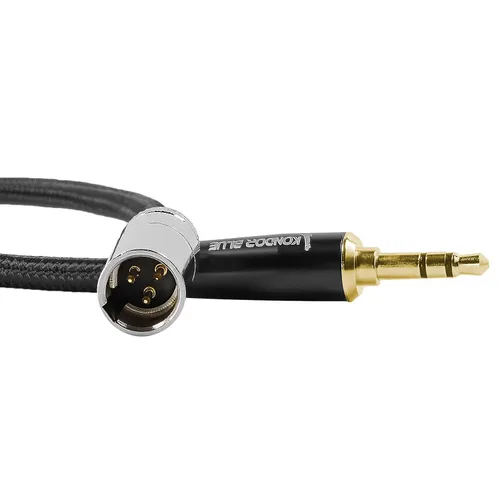 Vista 4 de KONDOR BLUE Conector estéreo Mini XLR a oro de 14 pulgadas para dispositivos de nivel de línea Compatible con mezcladores de audio y micrófonos