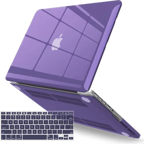 Vista 76 de IBENZER - Compatible con Funda para MacBook Pro de 13 Pulgadas 2015 2014 2013 Finales 2012 A1502 A1425, Carcasa Rígida con Cubierta para Teclado