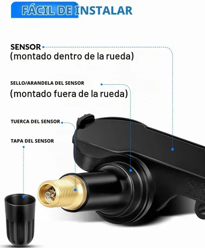 Vista 8 de TPMS Sensor for:-Dodge Journey Charger Challenger for:-Jeep Wrangler 433MHz