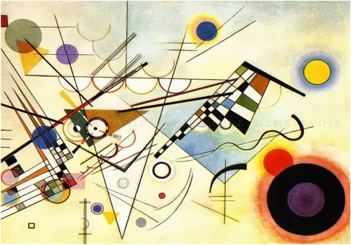 Vista 6 de KANDINSKY COMPOSICIÓN VIII ESTAMPADO ARTE MARCO F12X8532