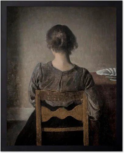 Vista 81 de Poster Master Póster de pintura vintage de The Keynote - Impresión retro de mujer a pie - Arte impresionista - Regalo para hombres y mujeres