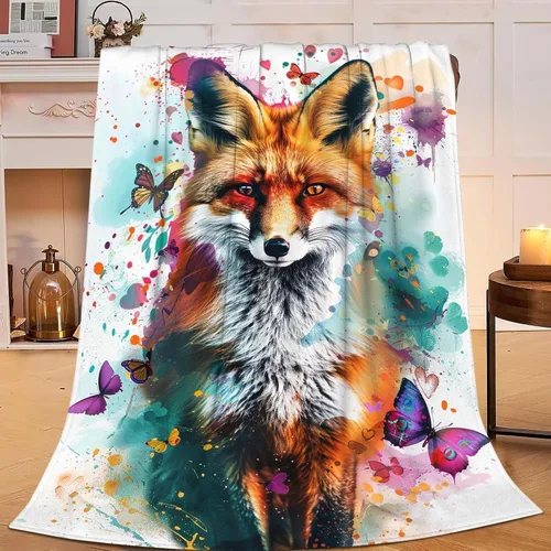 Vista 302 de Manta de águila con la bandera estadounidense y águila calva, regalos para niños, niñas, niños, adultos, mujeres y hombres, suave, acogedora, cálida