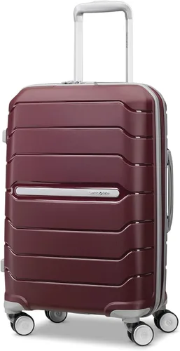 Vista 62 de Samsonite Freeform de carcasa rígida expandible con ruedas giratorias dobles, Negro