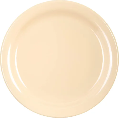 Vista 2 de Carlisle FoodService Products Dallas Ware - Plato de plástico reutilizable con borde para bufés, hogar y restaurantes, melamina, 9 pulgadas