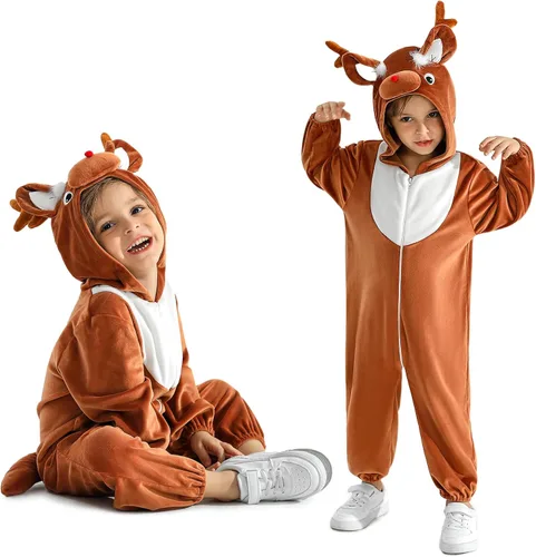 Vista 2 de SYNPOS Disfraz de Navidad para niños