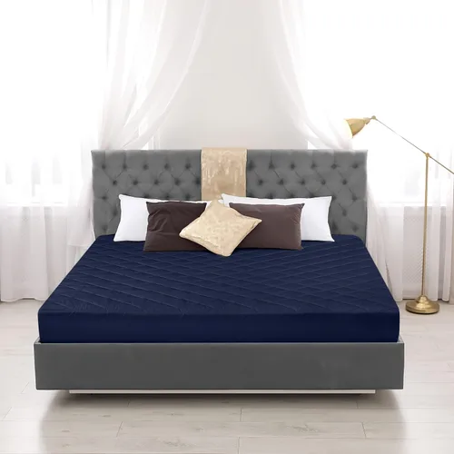 Vista 7 de Utopia Bedding - Cubrecolchón acolchado y ajustado, tamaño individual, protector y cubierta elástica para colchón con bolsillo profundo que se Azul