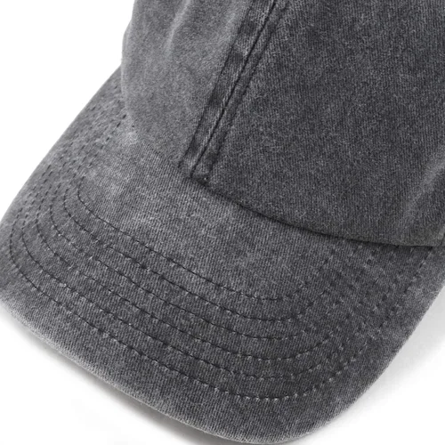 Vista 4 de The Hat Depot 100% algodón pigmento teñido de perfil bajo sombrero de papá seis panel casquillo