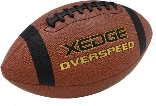 Vista 7 de XEDGE Balones de fútbol americano de cuero compuesto para interiores/exteriores para entrenamiento y juego recreativo Talla 6,7,9