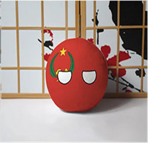 Vista 45 de Polandball Countryballs Muñeco de peluche Ucrania España Hungría Portugal Rumanía Grecia Austria México Polonia Ball (15,3.8 pulgadas)