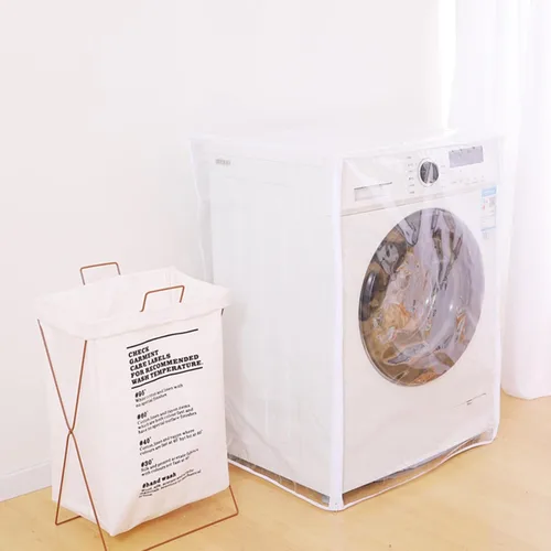 Vista 2 de Funda para lavadora – Portátil impermeable, fundas de lavandería para lavadora y secadora – para interior y exterior, hogar, dormitorio, apartamento