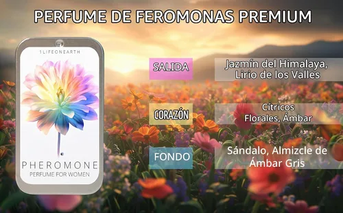 Vista 3 de Perfume de feromonas para que las mujeres atraigan a los hombres, lata compacta sólida de 0.35 onzas