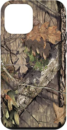 Vista 12 de Funda para iPhone 15 Oak Hunter Hunting Mossy Pattern Tree Theme Design Deer Buck