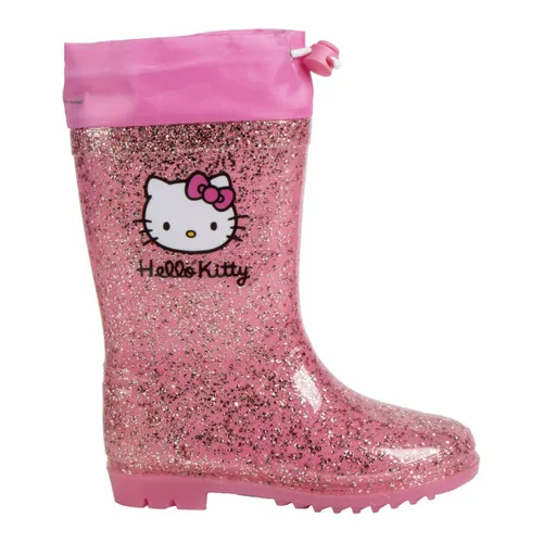 Vista 2 de Botas de Agua Infantiles Hello Kitty Fucsia