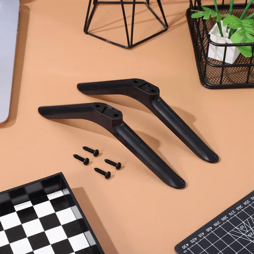 Vista 9 de BESTYASH Soporte universal de repuesto para TV con tornillos, pedestal de TV, patas para televisores inteligentes, base de mesa para sala de estar