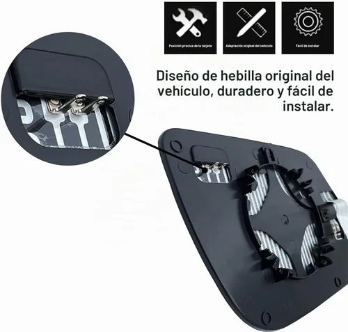 Vista 5 de Reemplazo de espejo lateral calefactado para lado del conductor Ford Explorer 2011 2012 2013 2014 2015 2016 2017 - Para espejo lateral del conductor