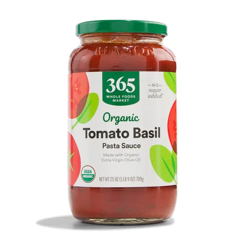 Vista 10 de 365 by Whole Foods Market, Salsa de pasta de hierbas italianas orgánicas, 25 onzas