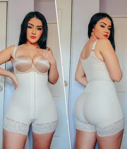 Vista 4 de SHAPERX Fajas de control de abdomen colombianas de alta compresión moldeadora de cuerpo para mujer, levantamiento de glúteos, adelgazador de muslos