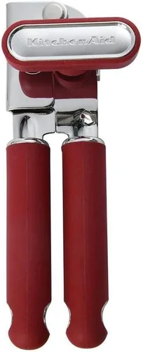 Vista 18 de KitchenAid Classic - Abrelatas y sacacorchos multifunción de fácil uso, rueda de corte de acero inoxidable ultra afilada, mangos ergonómicos suaves