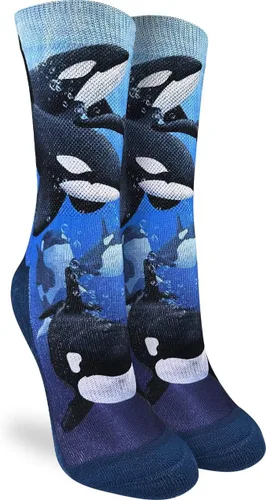 Vista 11 de Good Luck Sock Women's Fish and Ocean Animal Socks, Adult