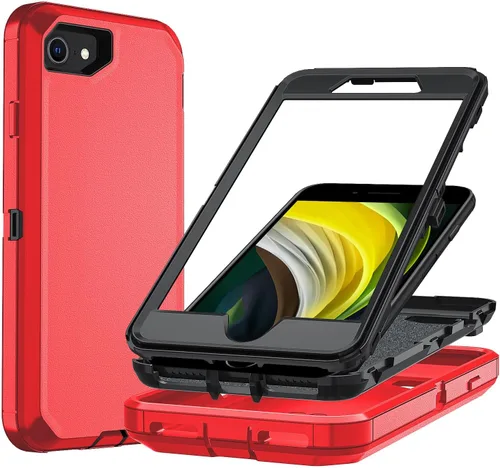 Vista 20 de Funda para iPhone 7/8Plus, iPhone 8 Plus y 7 Plus, resistente protección para teléfono, a prueba de golpes, a prueba de polvo, a prueba de caídas