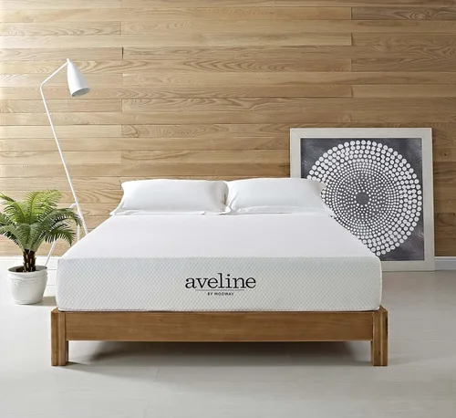 Vista 17 de Modway Aveline - Colchón de 6 pulgadas de espuma viscoelástica con infusión de gel con certificación CertiPUR-US, colchón estrecho de tamaño Twin