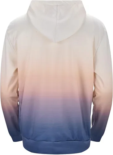 Vista 4 de EELHOE Hooded T Shirts for Men Long Sleeve Casual Cotton Jersey with Hood Stretch Breathable Athletic Pullover