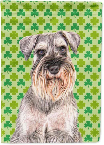 Vista 266 de Caroline's Treasures SS4442GF Affenpinscher Bandera de jardín con retrato de trébol del día de San Patricio para buzón, bandera decorativa