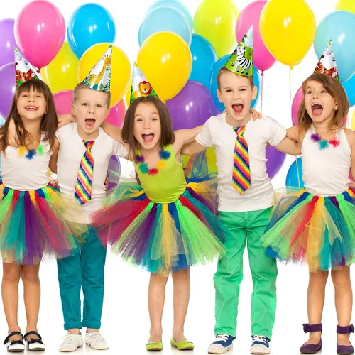 Vista 7 de 30 sombreros de fiesta de animales para niños, sombreros de cono de cumpleaños de safari, 6 x 7.87 pulgadas, suministros de fiesta de cumpleaños