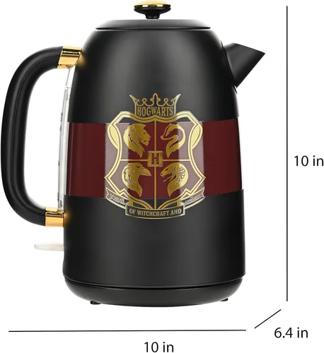 Vista 7 de Hervidor eléctrico de Harry Potter de Warner Brothers, 1.7L, 1500W de la marca Select Brands - Cuenta con ventana de agua, apagado automático
