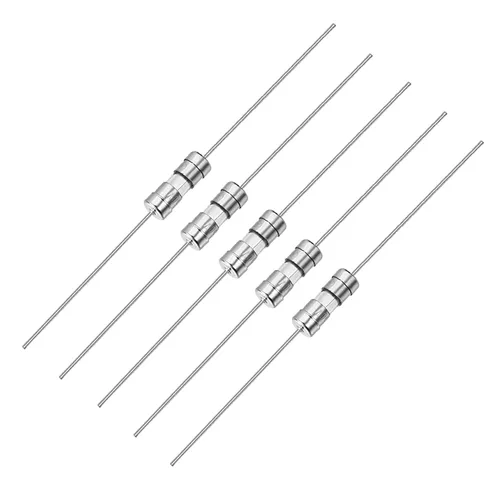 Vista 17 de Bettomshin 20 fusibles de plomo axial de tubo de cerámica T1A de 250 V, 0.142 x 0.394 in/0.14 x 0.39 pulgadas, fusible de fusión lenta de retardo