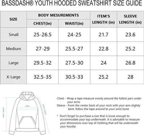 Vista 3 de BASSDASH Sudadera con capucha de forro polar para pesca juvenil con máscara, resistente al agua, FS18Y