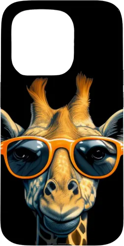 Vista 13 de Funny Giraffe with Sunglasses Case for iPhone 17