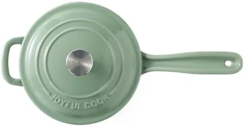 Vista 8 de Joyful Cook Sartén de hierro fundido esmaltado