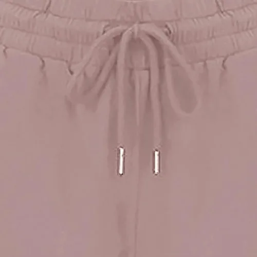 Vista 5 de PANOEGSN Pantalones de lino para mujer, de cintura alta, de algodón, rectos, con cordón, casuales, holgados, con bolsillos