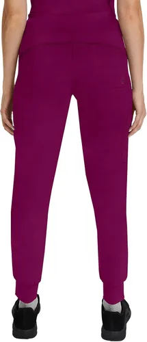 Vista 2 de healing hands Jogger Scrubs for Women Six Pocket Tara Scrub Pant 9233 Purple Label