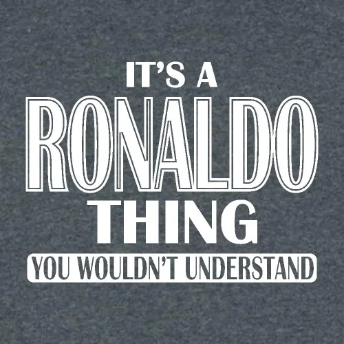 Vista 7 de Go All Out Camiseta Youth It's A Ronaldo Thing You Wouldn't Understand