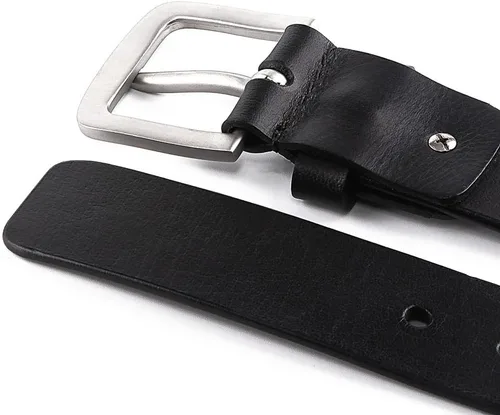 Vista 3 de Mens Belts Full Grain Genuine Leather Casual Dress Jeans Belts for Men