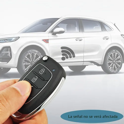 Vista 4 de Funda de repuesto para llavero para Hyundai Sonata Santa Fe con control remoto