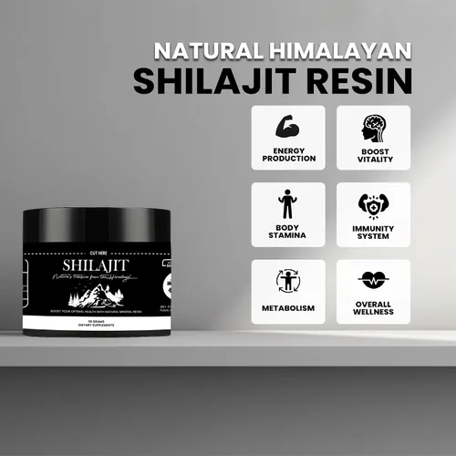 Vista 3 de Shilajit - Resina pura del Himalaya, Shilajit 100% pura con ácido fúlvico y más de 85 oligominerales, apoya la energía, la inmunidad y la salud