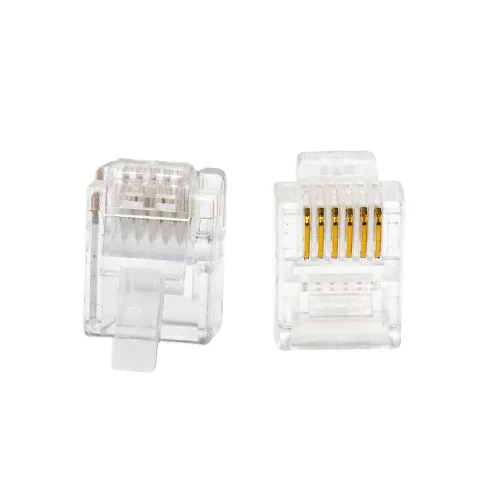 Vista 3 de Enchufe modular RJ12 6P6C RJ12 (6/6, conector de cable telefónico)