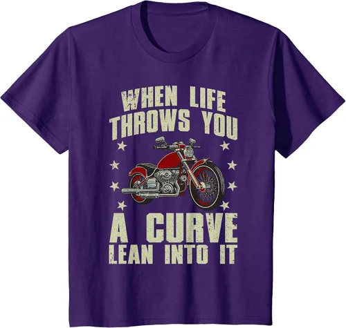 Vista 8 de Funny Motorcycle Racer Design for Men Women Motorcycle Lover T-Shirt Asphalt Grey