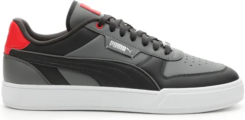 Vista 5 de PUMA Zapatos deportivos Caven para hombre, Dime Flat Medium Gray-Flat Dark Gray-for All Time Red
