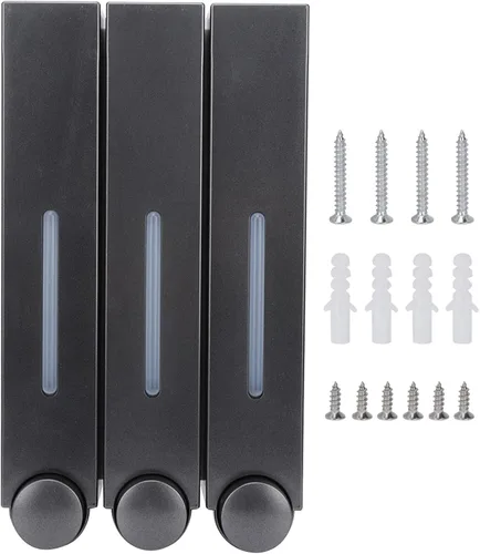 Vista 6 de 3-Pack Wall Mount Shower Soap Dispenser for Hotel Bathroom