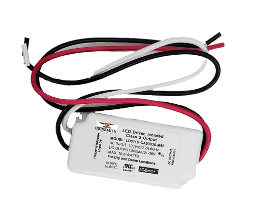 Vista 12 de Ironsmith Lighting Products - Transformador de controlador LED de corriente constante (3-12 voltios 3-6 vatios Regulable)