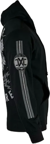 Vista 8 de Xtreme Couture by Affliction Bravenet - Sudadera con capucha y cremallera para hombre, color negro