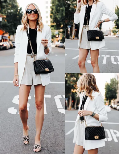 Vista 3 de Zeagoo Blazers casuales para mujer, con bolsillos, manga larga, frente abierto, para trabajo, oficina, con solapa, con botones, traje largo