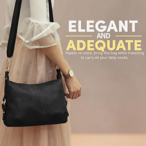 Vista 6 de Katloo Bolso pequeño Hobo para mujer, con asa superior, bolso cruzado de piel sintética para mujer, bolso de hombro, cortaúñas