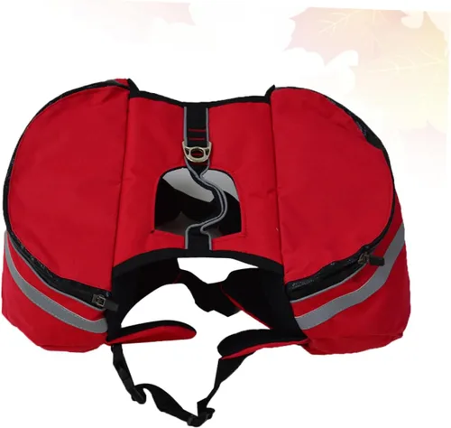 Vista 2 de ABOOFAN Mochila deportiva para mascotas, perros y cachorros, mochila Oxford para acampar, mochila transpirable para senderismo, viajes, actividades