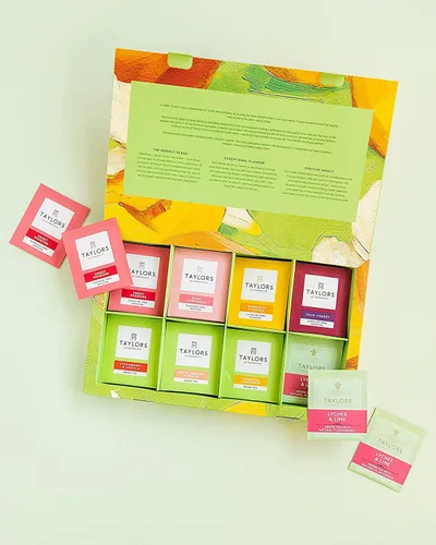 Vista 5 de Taylors of Harrogate Caja de variedad de té verde e infusiones de hierbas, 48
